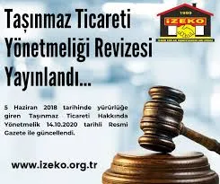 TAŞINMAZ TİCARETİ HAKKINDA YÖNETMELİK