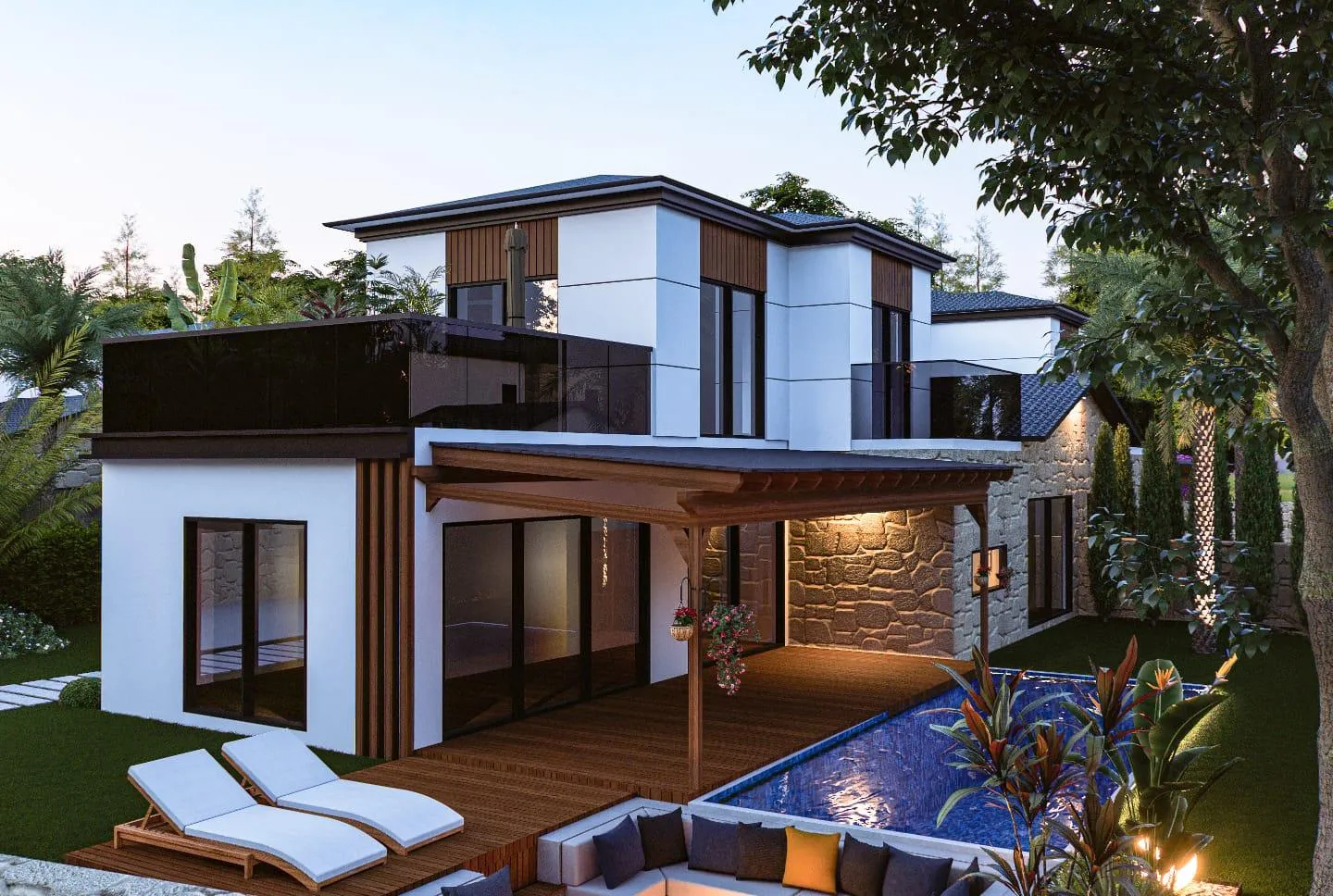 URLA / KUŞÇULAR 4+1 / 200M2-SATILIK MÜSTAKİL VİLLA İLAN KODU: 2044