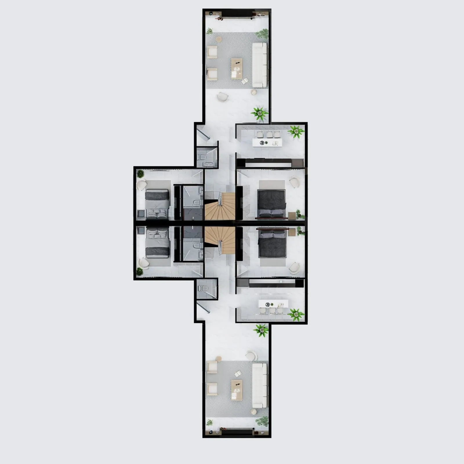 URLA / KUŞÇULAR 4+1 / 200M2-SATILIK MÜSTAKİL VİLLA İLAN KODU: 2044
