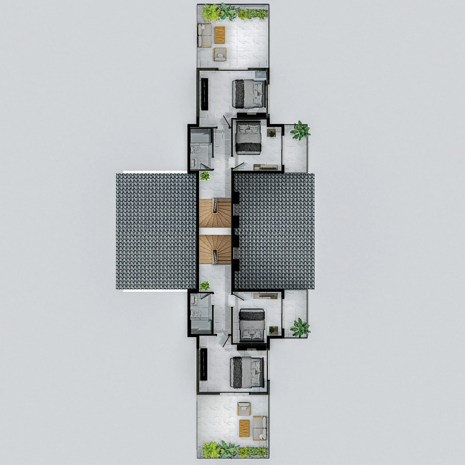 URLA / KUŞÇULAR 4+1 / 200M2-SATILIK MÜSTAKİL VİLLA İLAN KODU: 2044